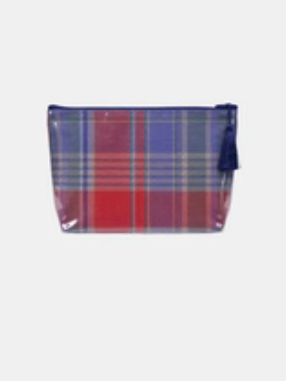 Dairy Boy Shell and Sail Makeup Bag Small-Nantucket Madras